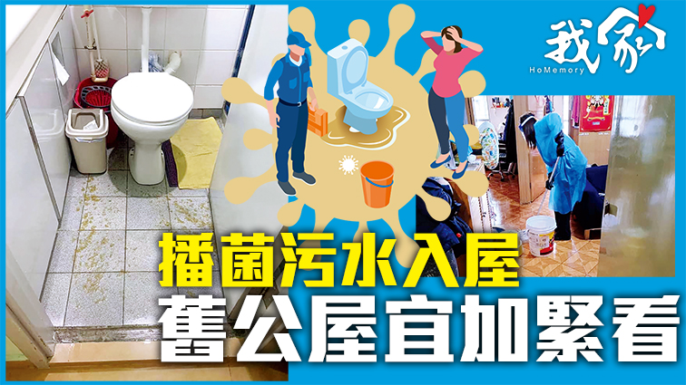 (荃灣葵青離島)播菌污水入屋 舊公屋宜加緊看