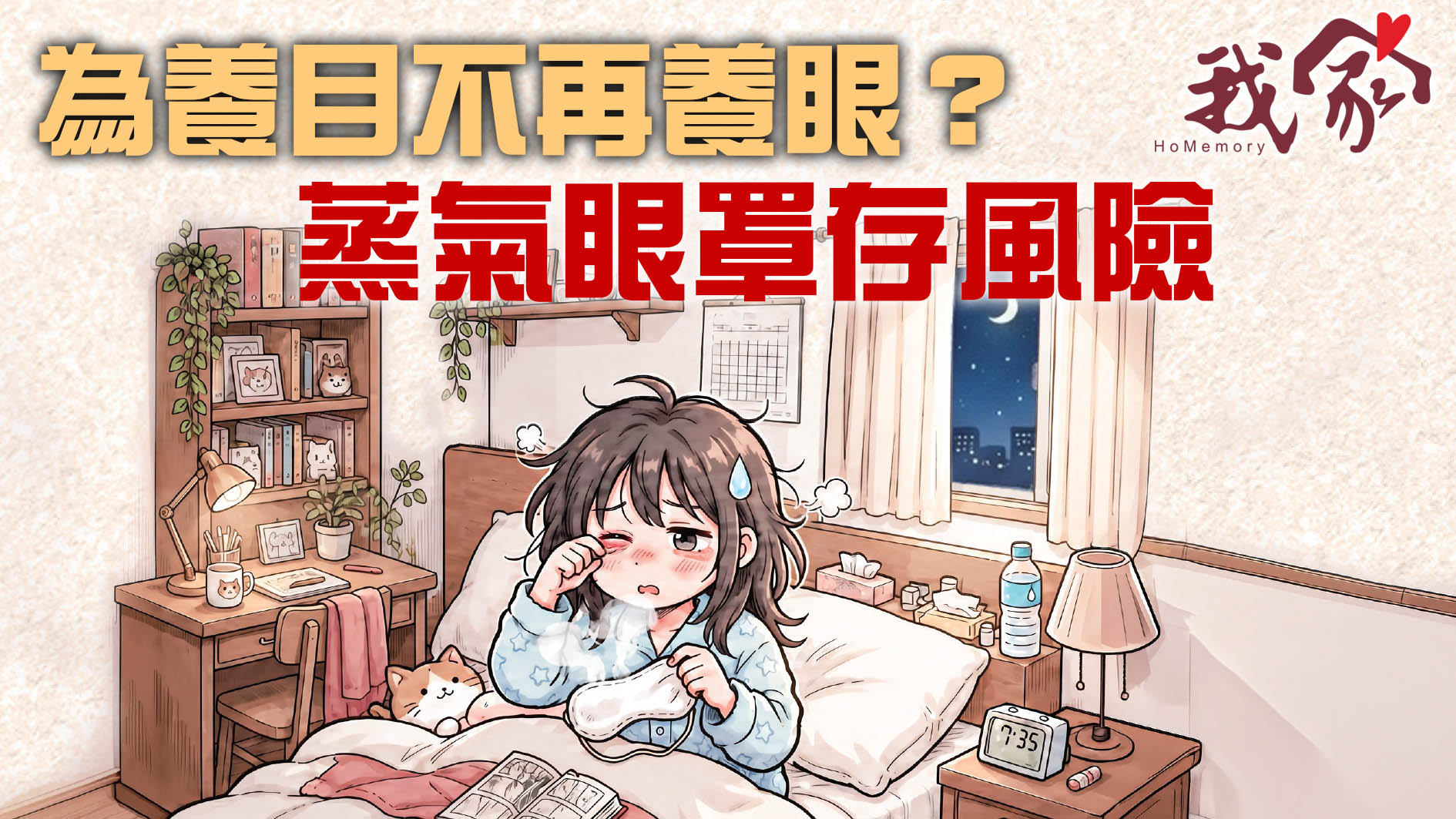 為養目不再養眼？蒸氣眼罩存風險