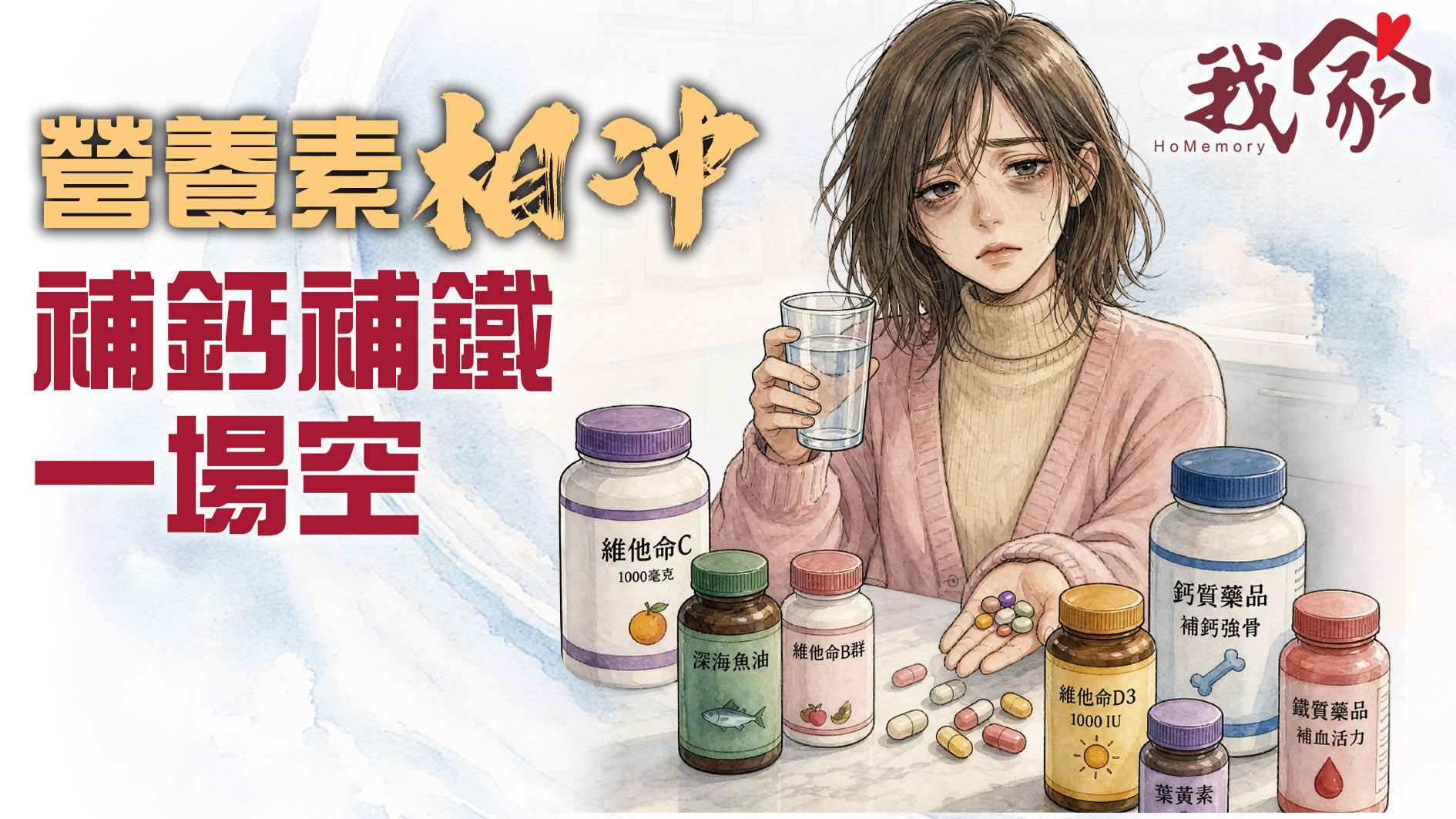營養素「相冲」　補鈣補鐵一場空